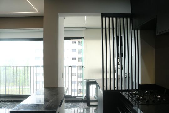 Cozinha de apartamento à venda com 3 quartos, 67m² em Vila Anastácio, São Paulo