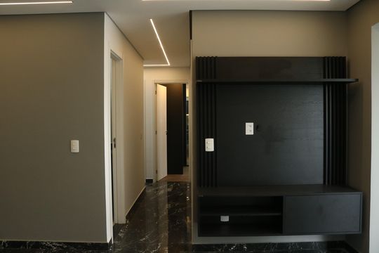 Sala de apartamento à venda com 3 quartos, 67m² em Vila Anastácio, São Paulo