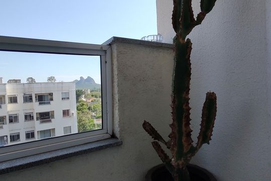 Varanda de apartamento à venda com 2 quartos, 49m² em Taquara, Rio de Janeiro