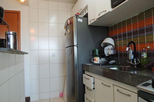 Cozinha - Armários de apartamento à venda com 2 quartos, 49m² em Taquara, Rio de Janeiro