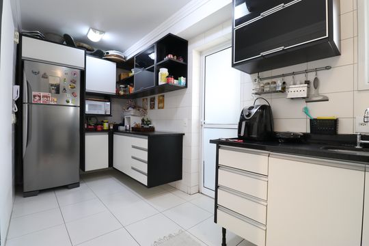 Cozinha de apartamento à venda com 3 quartos, 142m² em Vila Leopoldina, São Paulo