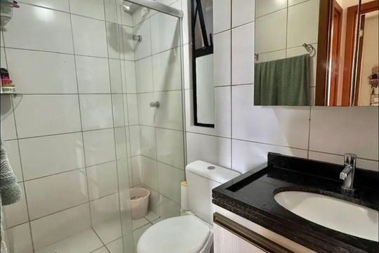 Banheiro de casa para alugar com 3 quartos, 100m² em Centro, Mesquita
