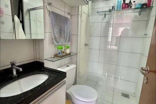 Banheiro de casa para alugar com 3 quartos, 100m² em Centro, Mesquita