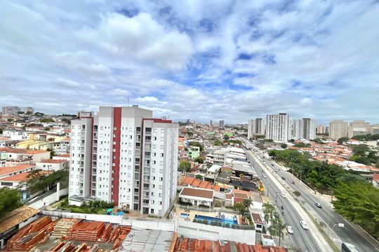 Vista da suíte de apartamento à venda com 2 quartos, 67m² em Vila Santa Catarina, São Paulo