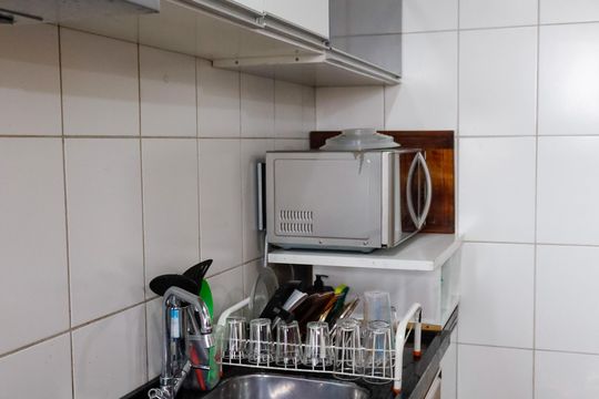 Cozinha de apartamento à venda com 2 quartos, 46m² em Santa Maria, Osasco