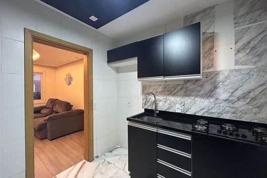 Cozinha de apartamento à venda com 2 quartos, 72m² em Rondônia, Novo Hamburgo
