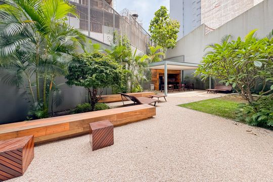 Área comum de kitnet/studio à venda com 1 quarto, 26m² em Liberdade, São Paulo