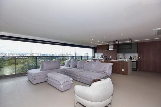 Sala de apartamento à venda com 2 quartos, 142m² em Jurubatuba, São Paulo
