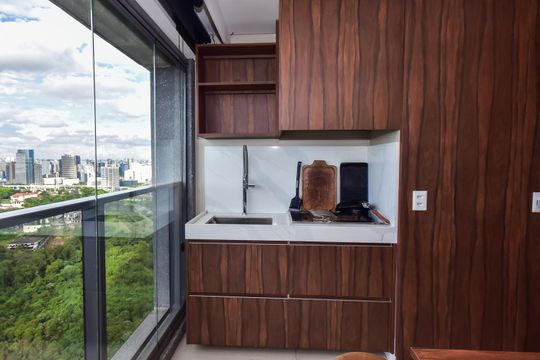 Varanda Gourmet	 de apartamento para alugar com 2 quartos, 142m² em Jurubatuba, São Paulo