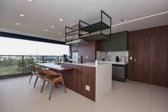 Cozinha de apartamento para alugar com 2 quartos, 142m² em Jurubatuba, São Paulo