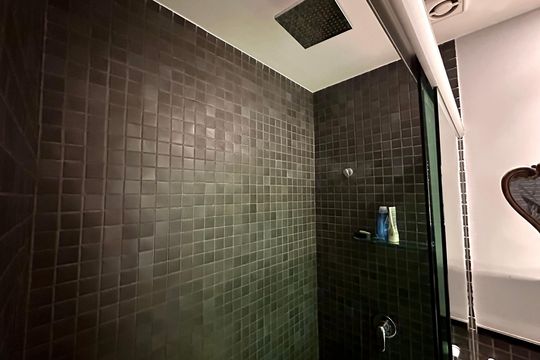 Banheiro Social de apartamento à venda com 2 quartos, 118m² em Cosme Velho, Rio de Janeiro