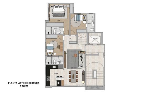Apartamento à venda com 3 quartos, 186m² em Anchieta, Belo Horizonte