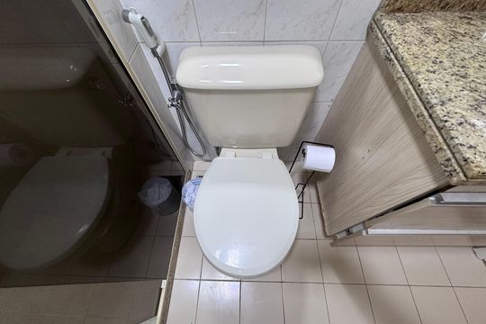 Banheiro Social de apartamento à venda com 3 quartos, 110m² em Barra da Tijuca, Rio de Janeiro