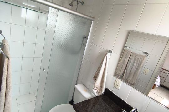 Banheiro 2 de apartamento à venda com 2 quartos, 65m² em Vila do Castelo, São Paulo