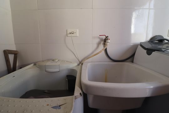 Área de Serviço de apartamento à venda com 3 quartos, 100m² em Vila Linda, Santo André