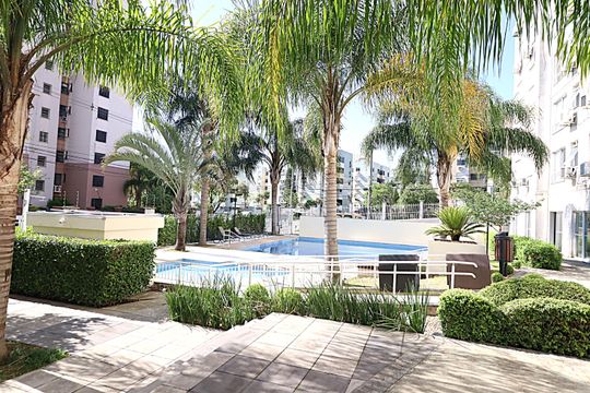 Área comum - Piscina de apartamento à venda com 2 quartos, 56m² em Sarandi, Porto Alegre