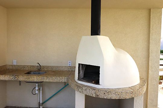 Área comum - Churrasqueira de apartamento à venda com 2 quartos, 56m² em Sarandi, Porto Alegre