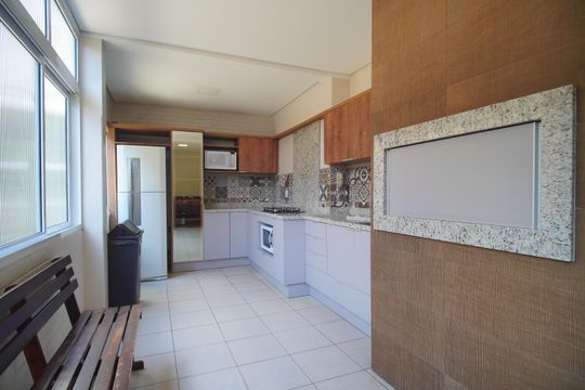 Área comum - Salão de festas de apartamento à venda com 2 quartos, 85m² em Pátria Nova, Novo Hamburgo
