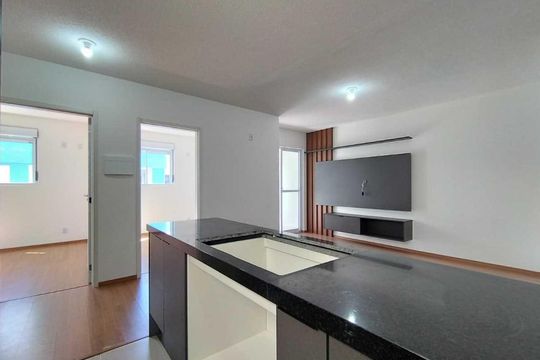 Cozinha de apartamento para alugar com 2 quartos, 55m² em Operário, Novo Hamburgo