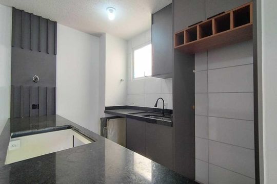 Cozinha de apartamento para alugar com 2 quartos, 55m² em Operário, Novo Hamburgo