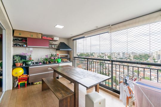 Varanda de apartamento à venda com 3 quartos, 110m² em Vila Guarani, São Paulo