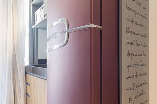 Cozinha de apartamento à venda com 1 quarto, 21m² em Indianópolis, São Paulo