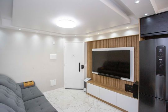 Sala de apartamento à venda com 2 quartos, 55m² em Centro, Diadema