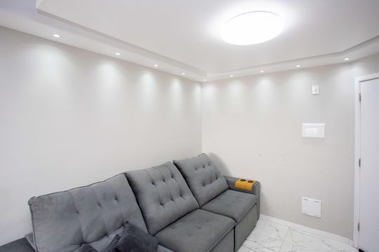 Sala de apartamento à venda com 2 quartos, 55m² em Centro, Diadema