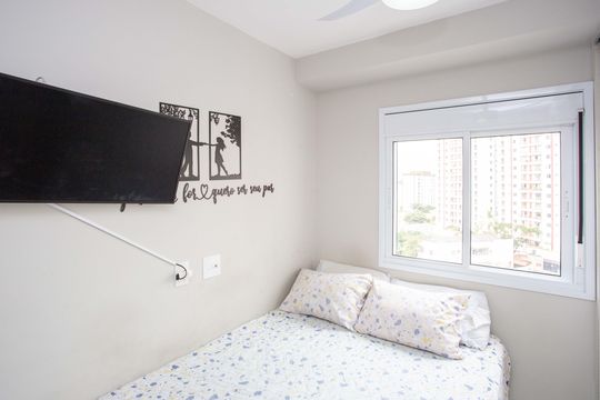 Quarto Suíte de apartamento à venda com 2 quartos, 55m² em Centro, Diadema