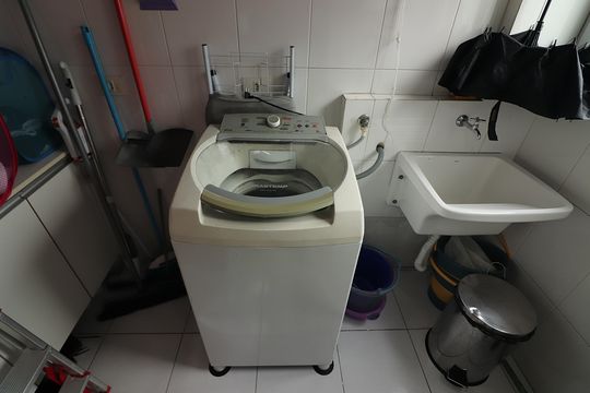 Área de Serviço de apartamento à venda com 3 quartos, 82m² em Vila Lusitania, São Bernardo do Campo