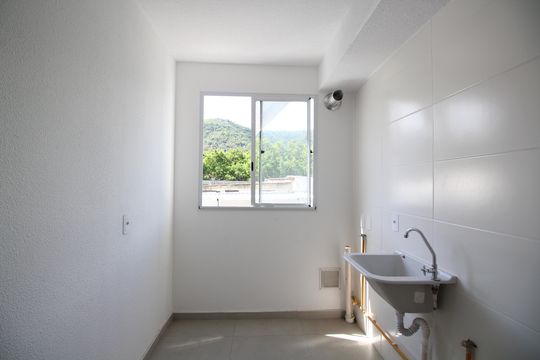 Área de Serviço de apartamento à venda com 2 quartos, 48m² em Taquara, Rio de Janeiro