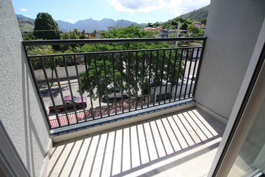 Varanda de apartamento à venda com 2 quartos, 48m² em Taquara, Rio de Janeiro