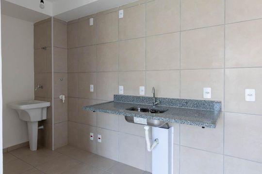 Cozinha de apartamento à venda com 2 quartos, 35m² em Campos Elíseos, São Paulo