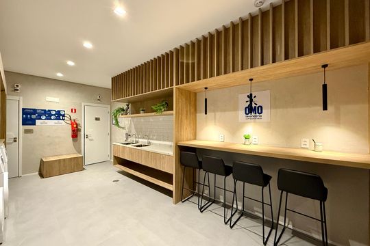 Lavanderia  de kitnet/studio à venda com 0 quarto, 29m² em Vila Santa Catarina, São Paulo