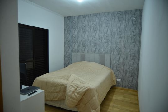 Suíte de apartamento à venda com 2 quartos, 90m² em Vila Pires, Santo André
