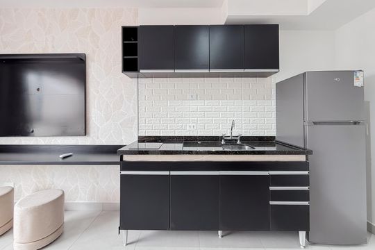 Cozinha de apartamento à venda com 1 quarto, 21m² em Cursino, São Paulo