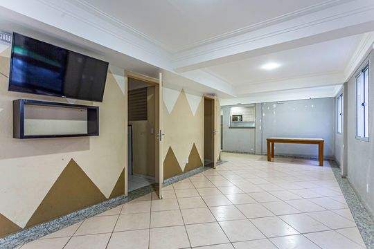 Área comum - Salão de festas de apartamento à venda com 2 quartos, 50m² em Parque Sao Vicente, Santo André