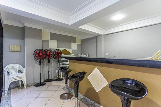 Área comum - Salão de festas de apartamento à venda com 2 quartos, 50m² em Parque Sao Vicente, Santo André