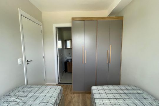 Suíte  de apartamento à venda com 1 quarto, 27m² em Vila Butantã, São Paulo