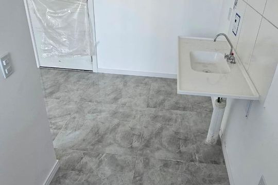 Cozinha de apartamento para alugar com 2 quartos, 50m² em Santo Cristo, Rio de Janeiro