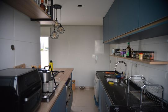 Cozinha de apartamento para alugar com 2 quartos, 120m² em Vila Guiomar, Santo André