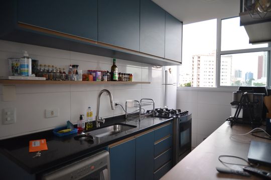 Cozinha de apartamento para alugar com 2 quartos, 120m² em Vila Guiomar, Santo André