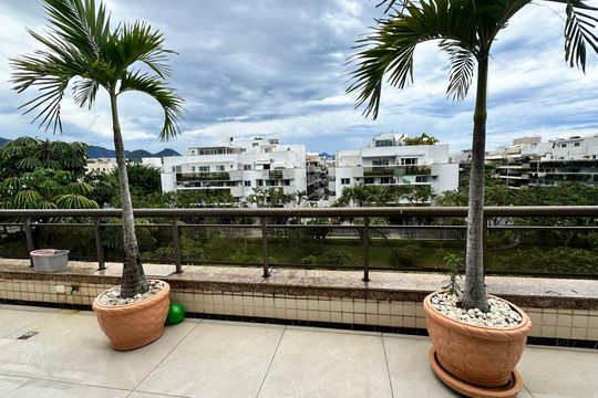 Varanda de apartamento à venda com 3 quartos, 240m² em Recreio dos Bandeirantes, Rio de Janeiro