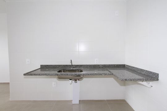 Cozinha de apartamento à venda com 3 quartos, 69m² em Palmeiras, Belo Horizonte