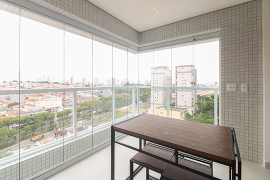 Varanda Gourmet  de apartamento para alugar com 2 quartos, 81m² em Cidade Mãe do Céu, São Paulo