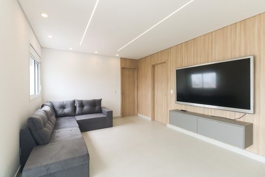 Sala  de apartamento para alugar com 2 quartos, 81m² em Cidade Mãe do Céu, São Paulo