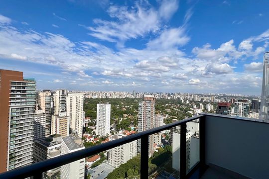 Vista da Academia de apartamento para alugar com 1 quarto, 68m² em Pinheiros, São Paulo