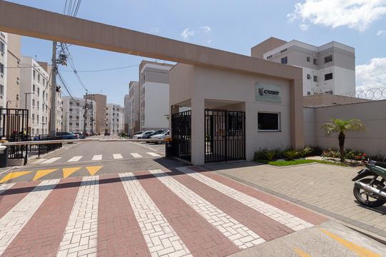 Fachada do condomínio de apartamento à venda com 2 quartos, 44m² em Campo Grande, Rio de Janeiro