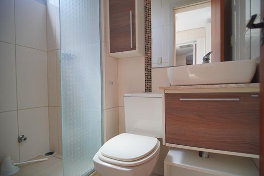 Banheiro de apartamento para alugar com 2 quartos, 84m² em Industrial, Novo Hamburgo