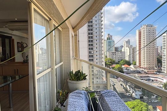 Sala - Sala de Jantar Varanda de apartamento à venda com 4 quartos, 115m² em Jardim, Santo André